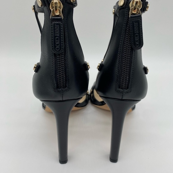 Jimmy Choo Tina Studded Cage Sandals EU 38 - Picture 4 of 9